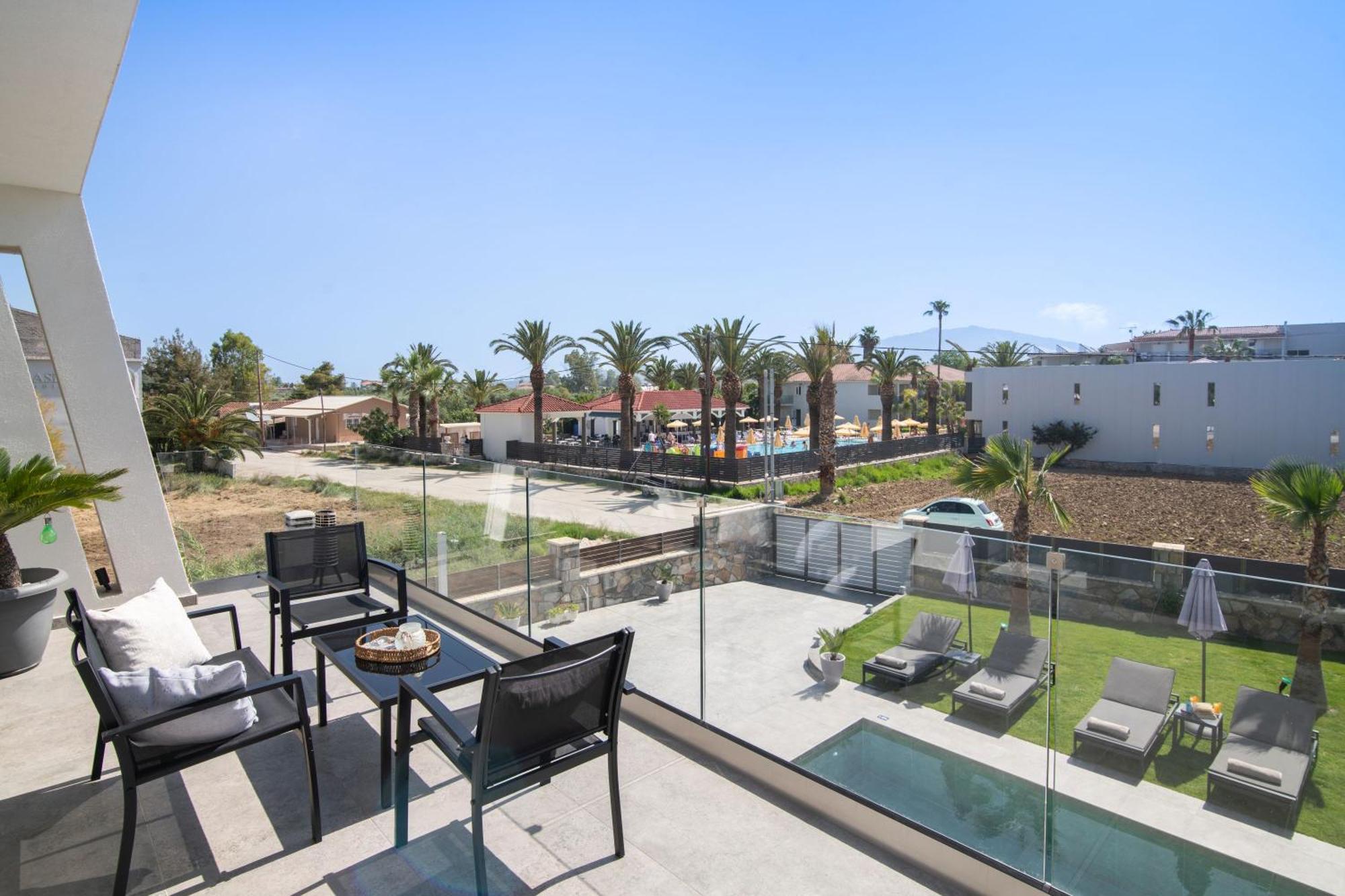 Sunwhite Villas - Private Pool & Cozy Atmosphere, By Zantewize لاغاناس المظهر الخارجي الصورة